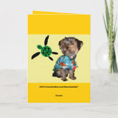 Hawaiiaanse stijl Get Well Kaart (Achterkant)