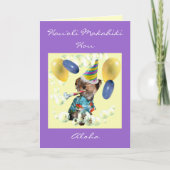 Hawaiiaanse stijl Happy New Year Kaart (Voorkant)