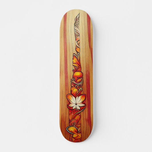 Hawaiiaanse stijl persoonlijk skateboard (Voorkant)