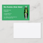 Hawaiiaanse stijl Surf Winkelen Visitekaartje (Voorkant / Achterkant)