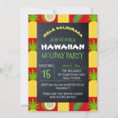 Hawaiiaanse tropische ananas vakantie kaart (Voorkant)