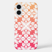 Hawaiiaanse tropische bladeren | Roze Sunset Gradi Case-Mate iPhone Case (Achterkant)