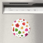 Hawaiiaanse tropische bloemen magneet (Insitu (Vaatwasser))