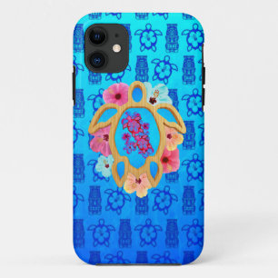 Hawaiiaanse Tropische Honu Case-Mate iPhone Case