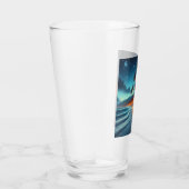 Hawaiiaanse/tropische kerst glas (Rechts)