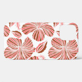 Hawaiiaanse tropische natuurlijke bloem in bruine  Case-Mate iPhone case (Achterkant (horizontaal))