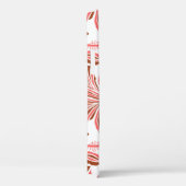 Hawaiiaanse tropische natuurlijke bloem in bruine  Case-Mate iPhone case (Achterkant / Rechts)