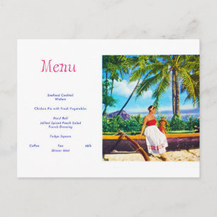 -Hawaiiaanse Vacature Briefkaart