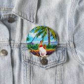 -Hawaiiaanse Vacature Ronde Button 7,6 Cm (In situ)
