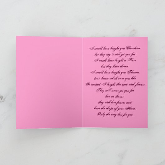 Hawaiiaanse Valentijnse Kaart (Binnen)