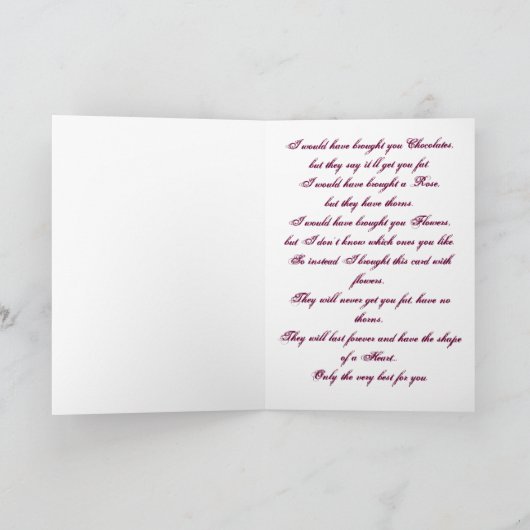 Hawaiiaanse Valentijnse Kaart (Binnen)