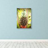 Hawaiiaanse vers geteelde ananas canvas kunstwerk afdruk (Insitu (Houten vloer))
