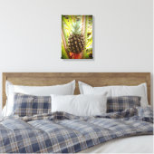 Hawaiiaanse vers geteelde ananas canvas kunstwerk afdruk (Insitu (Slaapkamer))