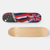 Hawaiiaanse vlag 2 persoonlijk skateboard (Horizontaal)