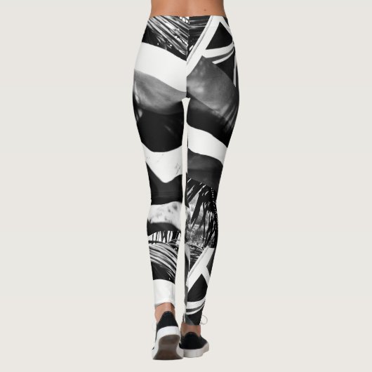 Hawaiiaanse vlag in Monotone Leggings (Achterkant)