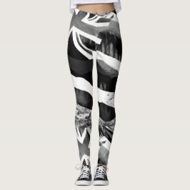 Hawaiiaanse vlag in Monotone Leggings