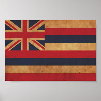 Hawaiiaanse vlag poster