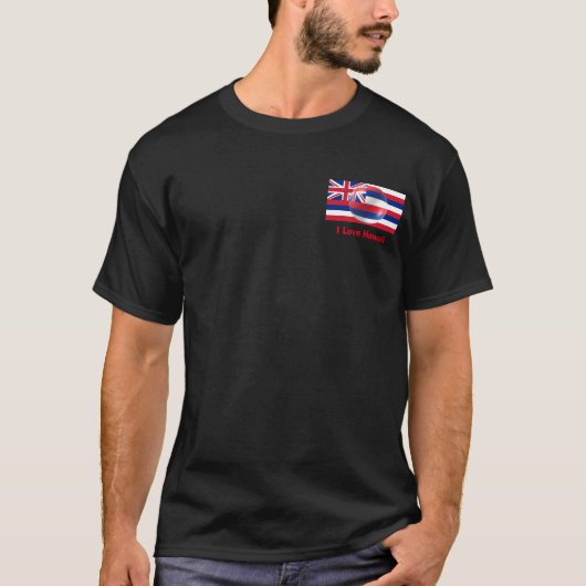 Hawaiiaanse vlag t-shirt (Voorkant)