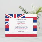 Hawaiiaanse vlag, vlag van Hawaï bruiloft Kaart (Staand voorkant)