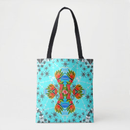 Hawaiiaanse vogels van het paradijs (blauw) tote bag