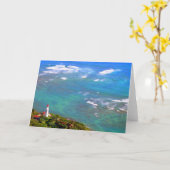 Hawaiiaanse Vuurtoren Kaart (Gele Bloem)