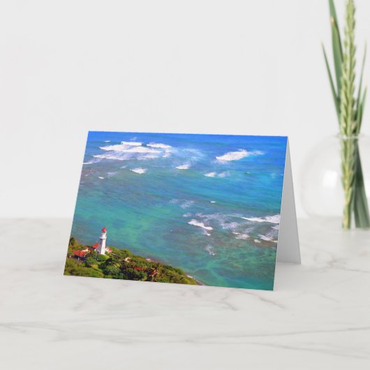 Hawaiiaanse Vuurtoren Kaart (Voorkant)