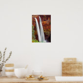 Hawaiiaanse waterval met Lao Tzu Quote Poster (Keuken)