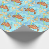 Hawaiiaanse Zee schildpad Cadeaupapier (Hoek)