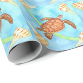 Hawaiiaanse Zee schildpad Cadeaupapier (Rol Hoek)