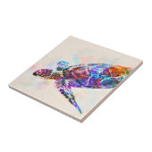 Hawaiiaanse Zee schildpad Tegeltje (Zijkant)