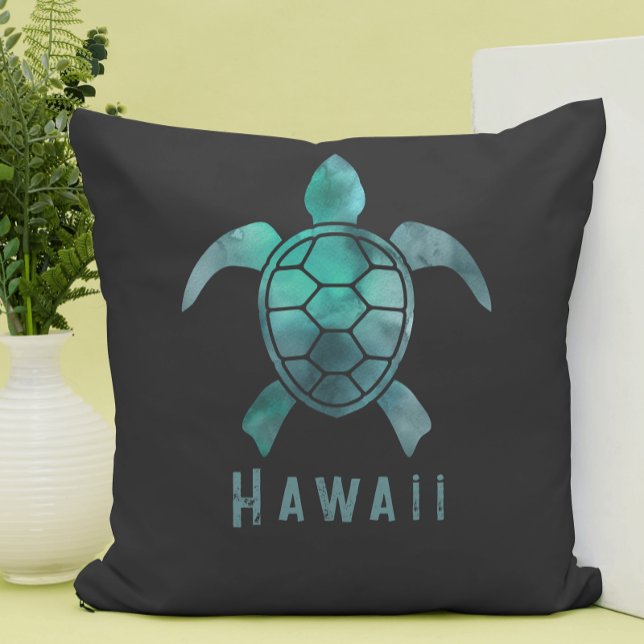 Hawaiiaanse Zee Turtle  Kussen (Creator heeft geüpload)