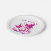 Hawaiiaanse zeemeerminprinses van het Zee Papieren Bordje (Gekanteld)