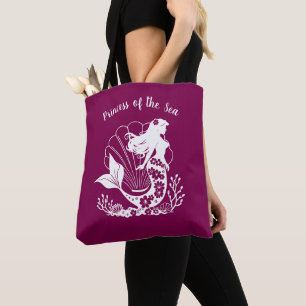 Hawaiiaanse zeemeerminprinses van het Zee Tote Bag