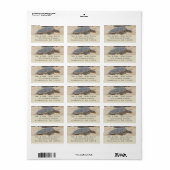 Hawaiiaanse zeeschildpad etiket (Full Sheet)