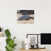 Hawaiiaanse zeeschildpad poster (Thuiskantoor)