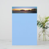 Hawaiiaanse zonnebank briefpapier (Staand voorkant)