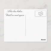 Hawaiiaanse zonnebanken briefkaart (Achterkant)