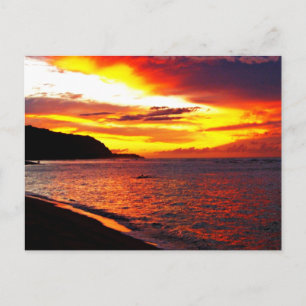 Hawaiiaanse zonnebanken briefkaart