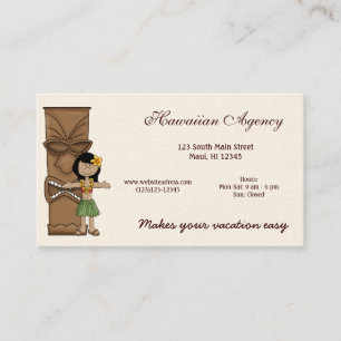 Hawaiian Agency Visitekaartje