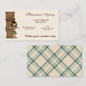 Hawaiian Agency Visitekaartje (Voorkant / Achterkant)