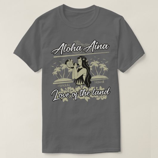  Hawaiian Aloha Aina TShirt (Design voorkant)