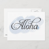 Hawaiian - Aloha Briefkaart (Voorkant / Achterkant)