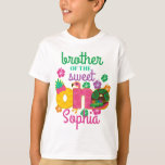 Hawaiian aloha Brother of the First Birthday Girl T-shirt<br><div class="desc">Dit speciale T-shirt,  speciaal en op maat gemaakt design</div>