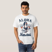 Hawaiian aloha desgin, aloha Hawaii T-shirt (Voorkant volledig)