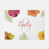 Hawaiian Aloha Floral Deurmat (Voorkant)