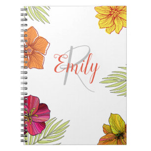 Hawaiian Aloha Floral Notitieboek