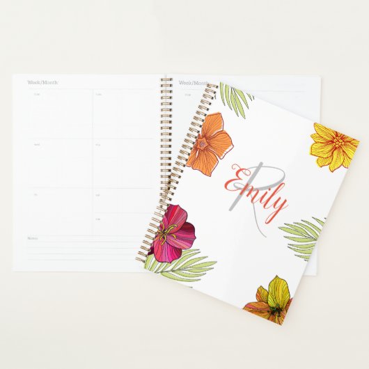 Hawaiian Aloha Floral Planner (Display)