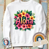 Hawaiian Aloha Flower Trui