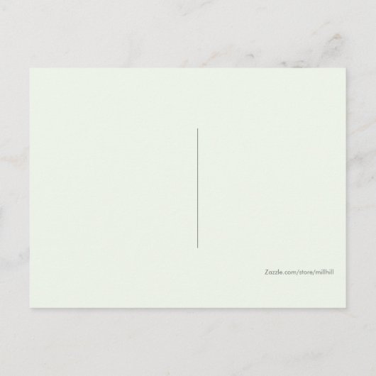 Hawaiian Aloha Flowers Pananas and Mountains Briefkaart (Achterkant)