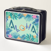 Hawaiian Aloha Greeting Retro Lunch Box (Voorkant)